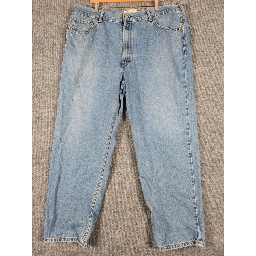 Levi Strauss 550 Jeans Mens 42x30 Light Wash Relaxed Fit Denim Pants